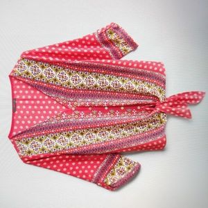 WEST KEI Talina Tie Front Blouse